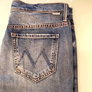 Mother jeans the nomad crop Frey twice as nice 28 made in USA Botton fly